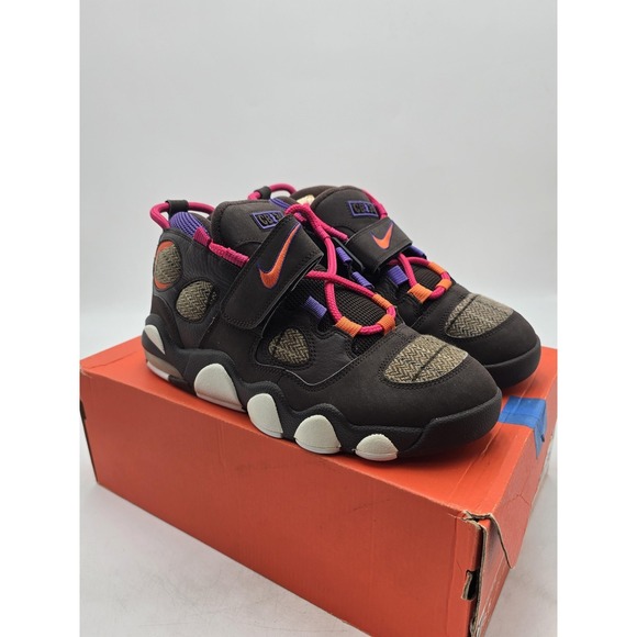 Nike Air CB 34 Shoes Mens Size 8.5 Brown Tweed Mid Top Basketball 316940-281
